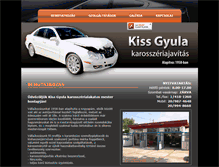 Tablet Screenshot of karosszeria-kiss.hu